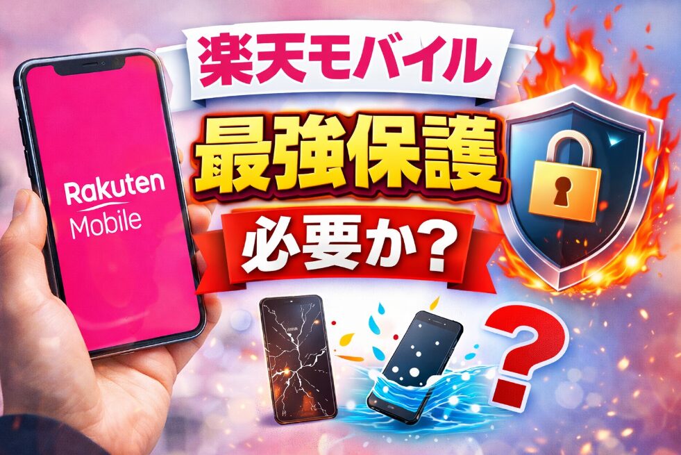 楽天モバイルの最強保護は必要かを徹底解説！
